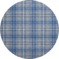 thumbnail image 2 of Addison Rugs Mayfield Premium Machine Washable Transitional Plaid Gray Round Rug, 8' x 8', 2 of 5