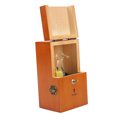thumbnail image 1 of Caja Caja Inútil Descompresión Caja Inútil De Pino Natural Respetuosa Con El Medio Ambiente Con Botones De Metal Para Niños Adultos Marrón Feliz Navidad, 1 of 7