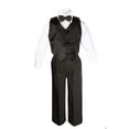 thumbnail image 5 of Black  Boy Wedding Formal Party no tail Tuxedo Suit sz S M L XL 2T 3T 4T 5 6 -20, 5 of 7