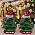 thumbnail image 3 of Atlanta Falcons 2-Pack 4" Ceramic LED Christmas Tree Set, 3 of 3