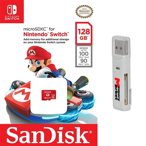 SanDisk 128GB MicroSD XC Memory Card UHSI 100MB/s for Nintendo Switch