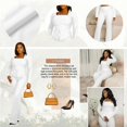 thumbnail image 3 of Women's Pantsuit Set 2-Piece - Long Sleeve Blazer & Flared Trousers | Business Casual Workwear | Office Professional Outfit, 3 of 8