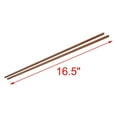 thumbnail image 2 of Unique Bargains Tableware Wood Food Meat Cooking Frying Chopsticks 16.5 Inches Brown Extra Long, 2 of 7