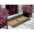 thumbnail image 2 of A1HC Natural Rubber & Coir 24x36 Monogrammed Doormat For Front Door, Anti-Shed Treated Durable Doormat for Outdoor Entrance, Heavy Duty, Low Profile, Easy to Clean, Long Lasting Front Porch Entry Rug, 2 of 7
