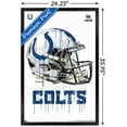thumbnail image 2 of NFL Indianapolis Colts - Drip Helmet 20 Wall Poster, 22.375" x 34", 2 of 4