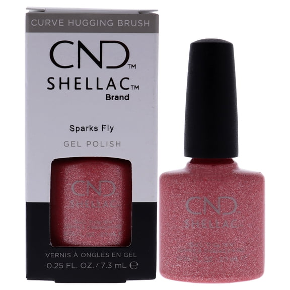 Shellac Nail Color - Sparks Fly by CND for Women - 0.25 oz Nail Polish