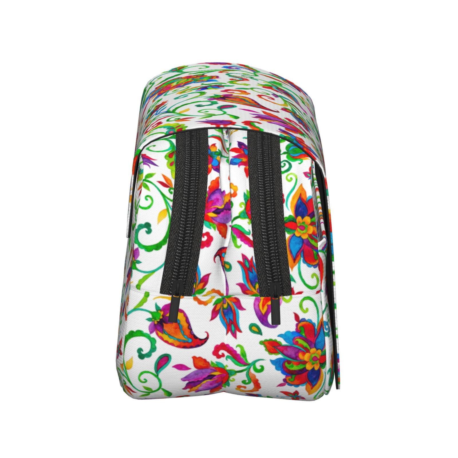 Rateoe Paisley Pattern Double Clamshell Pen Case, Storage Organizer with Two Zipper Compartments– Holds Up to 50 Pencils & Pens