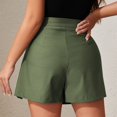 thumbnail image 6 of vigerkar Womens Mini Skirt Casual Y2k High Waisted Skorts Split Bodycon Skirts with Shorts Underneath Club Streetwear (AG, M), 6 of 8