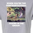 thumbnail image 3 of Disney - The Sword And The Stone - Confrontational Friend in the Group - Juniors Cropped Cotton Blend T-Shirt, 3 of 5