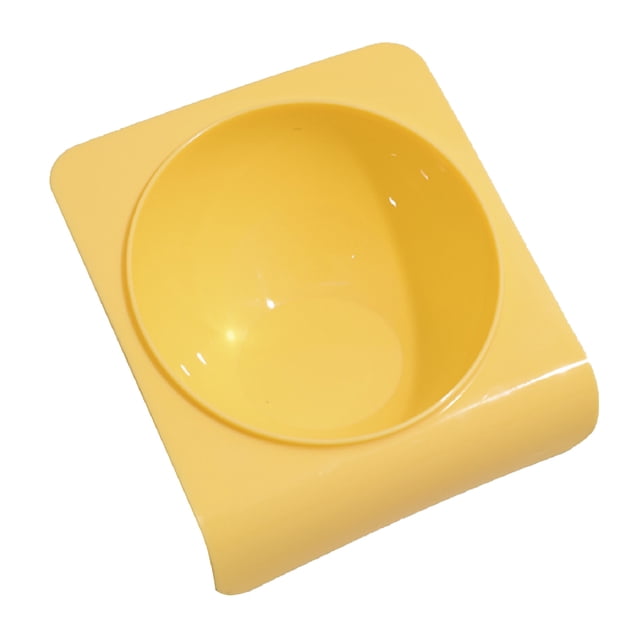Cat Food Bowl, Cat Bowl Odor Free Smoothly Tilted Plastic Simple Style For Shop