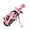 Pink, variant on Shorties Golf Kid's Golf Club Set (Kids 34"-38" Tall) TINY Pink - Right