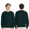 thumbnail image 2 of Hanes Unisex EcoSmart Crewneck Sweatshirt, Comfy Sweatshirt 50/50 US Cotton/Polyester Long Sleeve Sweatshirt, Mix Color Casual Sweater for Men (Army Brown 1 Pack, L), 2 of 6