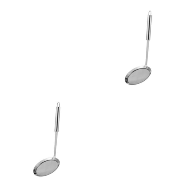 Maytalsory Stainless Steel Skimmer Spoon Wide Application In Various Cooking Tasks Anti-hot For Kitchen Safety 2Set