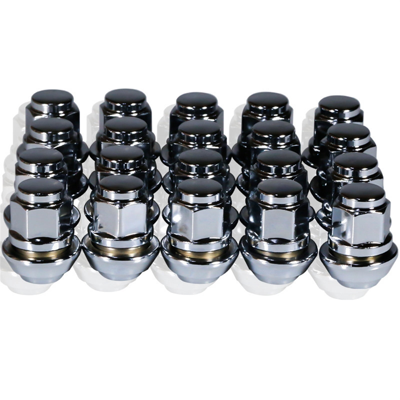100PCS A Set, M12*1.5mm OEM Style Factory Lug Nuts, Hex Lug Nuts, Fit For Ford, Wheel Nuts, 1.37in 19mm