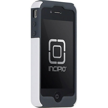 Silicrylic Polycarbonate Case Incipio iPhone 4/4S SILICRYLIC Kickstand Hard Shell Case with Silicone Core - 1 Pack - Retail Packaging - Gray/Magenta ()