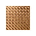 thumbnail image 1 of FASÄDE Easy Installation Diamond Plate Antique Bronze Wall Panel Sample (12" X 12" Sample), 1 of 1
