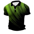 thumbnail image 4 of Rrunsv Mens Polo Shirts Mens Golf Polo Shirts - Short Sleeve Workout Polos Quick Dry T-Shirt Green,M, 4 of 5