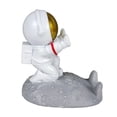 thumbnail image 1 of creativo para teléfono móvil, tabletas para teléfonos móviles, soporte, escultura hecha a mano, de dibujos en 3D oro Sunnimix Figuras de astronauta de resina, 1 of 8