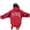 1-158Red1005, variant on CAIVO Hoodies For Women Casual Hooded Sweatshirt Funny Letter Print Pullover Long Sleeve Hoodie For Daily Wear Comfortable Loose Fit Soft Streetwear Workout Tops
