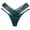 Atrovirens, variant on opvise Women Panties Low Waist Hollowed Out Cross-belt See-through Thin Strip Underwear Blue One Size