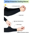 thumbnail image 5 of 10 Pairs UV Sun Protection Arm Sleeve for Men Women Work Cooling Compression Tattoo Cover Up Sleeves for Cycling Fishing, 5 of 6