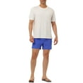 thumbnail image 2 of NOMADIC NOOK Men's Summer Beach Solid Color Drawstring Waist Swimsuit Board Shorts 2 Pack, 2 of 6
