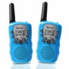 Walkie Talkies for Kids, Techip 22 Channels Walkie Talkies 2 Way Radio 3 KM GMRS Handheld Mini Walkie Talkies 2 Pcs(Blue)