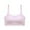 Pink, variant on URMAGIC Big Girl Cotton Solid Color Comfortable Padded Underwear Girl Adjustable Elastic Thin Shoulder Straps Bra