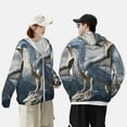thumbnail image 4 of Balery Mountain White Dragon Men's Women's UPF 50+ Sun Protection Lightweight Hoodie Performance Long Sleeve Shirt for Fishing Running-X-Large, 4 of 7