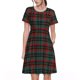 thumbnail image 1 of Disketp Tartan Plaid para Vestido de Manga Corta para Mujeres, Vestidos de Verano para Mujeres, Casual y Holgado para la Playa, 1 of 6