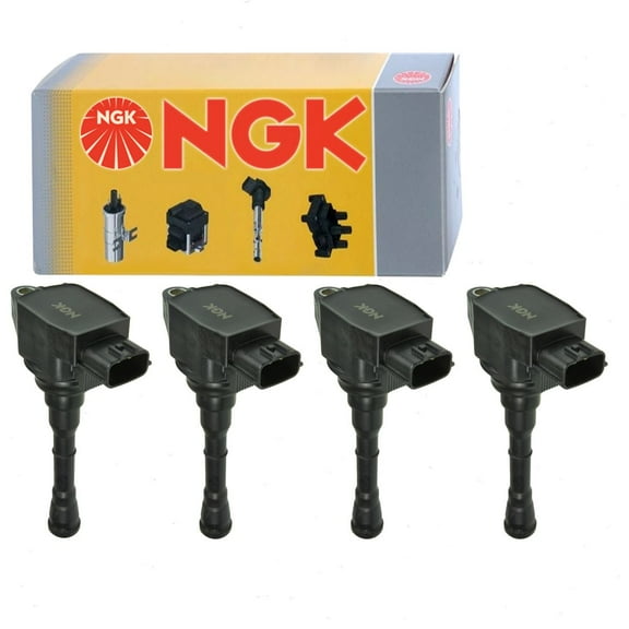 4 pc NGK Ignition Coils compatible with Nissan Rogue Sport 2.0L L4 2017-2019