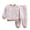 Beige, variant on jobturf Girls 2 Piece Set Grid Fuzzy Fleece Crew Neck Sweatshirt Jogger Pants Sets Warm Winter Casual Tracksuits for Kids 3-14 Years