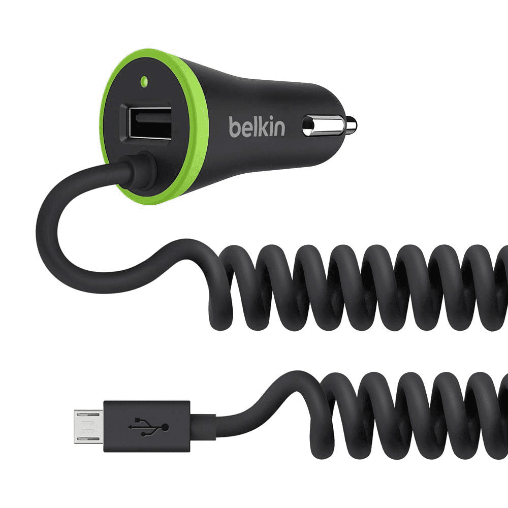 Drastisch Spijsverteringsorgaan Flash Belkin Boost Up Universal Car Charger with Micro USB Cable, Black -  Walmart.com