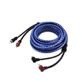 thumbnail image 1 of 3X 5M 2 Rca to 2 Rca Plug Car Stereo Audio Cable Amplifier Braided Tool, 1 of 5