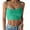 Green, variant on Kureaily Women's Sleeveless Tank Square Neck Workout Fitness Casual Basic Crop Tops