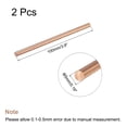 thumbnail image 2 of Unique Bargains 5mm Dia. 100mm Length Solid Copper Round Rod Lathe Bar Stock for DIY Craft 2pack, 2 of 4