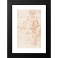 thumbnail image 2 of Simone Cantarini 11x14 Black Modern Framed Museum Art Print Titled - Study for the Figure of John the Baptist (1637), 2 of 5