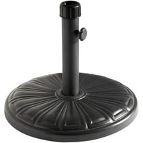 Cambridge Outdoor Iron Umbrella Base, Black
