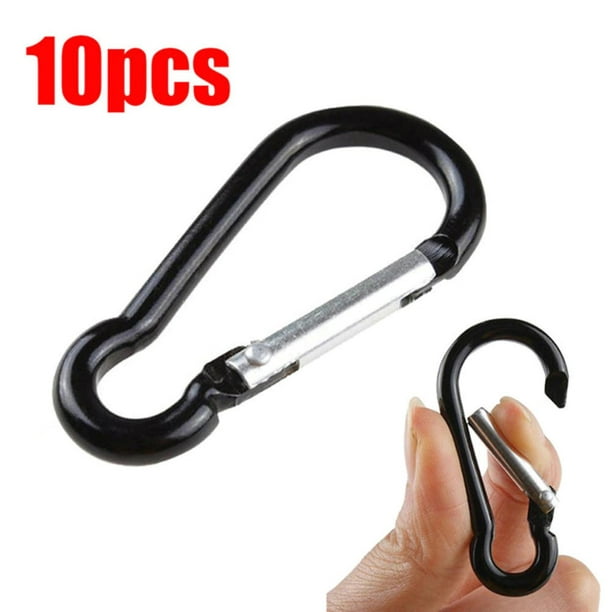 5Pcs/Lot Mini Carabiner Clips Tiny Alloy Spring Snap Hook Keychain