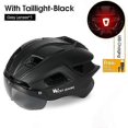 thumbnail image 1 of Cycling Helmet Men Women With Taillight Goggles Road Mtb Bicycle Helmet Sun Visor Lens E-bike Motorcycle Helmet, 1 of 5