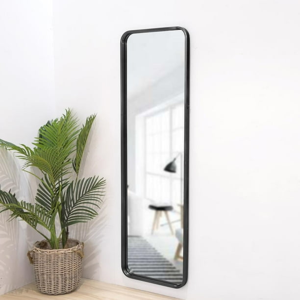 Winado 64 5 X 19 6 Floor Standing Full Length Framed Wall Mirror Black Com - Wicker Floor Length Mirror Winado 64 5 X 19 6 Floor Standing Full Length Framed Wall Mirror Black Com - Wicker Floor Length Mirror