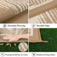 thumbnail image 4 of Outdoor Rug ;x; Reversible Boho Plastic Straw Patio Deck Camping Rugs Indoor Outdoor Portable RV Mat Carpet for Outside Porch Balcony Backyard Beach Pool, 4 of 9
