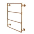 thumbnail image 2 of Pipeline Collection 36 Inch Wall Mounted Ladder Towel Bar - P-280-36-LTB-BBR, 2 of 3