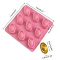 thumbnail image 5 of YIEMEEN 9 Cavities Silicone Moulds Mini Gold Ingot Shapes Silicone Cake Chocolate Moulds, 5 of 16