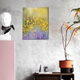 thumbnail image 3 of Sikiie Flowers And Butterflies Print Canvas Decorative Hanging Painting, Anti-shrinkage Hanging Frame, Suitable for Home, Office Wall Decorations, 3 of 6