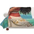 thumbnail image 1 of Moana Blankets, Super Plush, Soft, Comfortable, Fluffy Flannel Wool, Sofa, Bed, Travel-40*50 Inch, 1 of 4