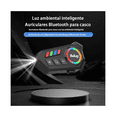 thumbnail image 4 of Audífonos Para Casco De Motos Bluetooth Led Impermeable Ipx8  BelugNegro, 4 of 4