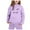 A01-Purple, variant on Caqnni Girls' Travel & Adventure Tracksuit Lightweight Comfy Long Sleeve Pullover and Pants Set for Plane Rides, Hiking, and Family Vacations(A01-Pink,3-4 Years)
