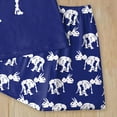 thumbnail image 6 of Hessimy Toddler Boy Short Sets Summer Dinosaur Outfits Short Sleeve Tops and Elastic Waist Shorts Matching Set(Blue,6-7Years), 6 of 6
