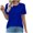 Dark Blue, variant on Xihbxyly Summer T Shirts for Women 2025 Women Casual Basic T Shirts Loose Fit Crewneck Short Sleeve Summer Fashion Loose Fit Plus Size Tops
